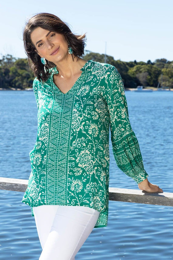 Hepburn Shirt Emerald